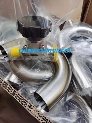SS316L Van màng Khí nén Phân phối và lưu trữ xử lý nước Vlave bướm