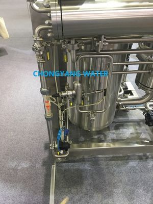 Máy trao đổi nhiệt siêu tinh khiết Nhà máy xử lý chất thải dược phẩm Đèn UV Edi Ro
