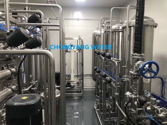Hệ thống nước EDI WFI Pharma Hệ thống xử lý nước bằng thép không gỉ 304 316 trong ngành dược phẩm