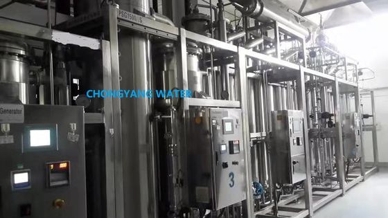 Nhà máy chưng cất đa cột dược phẩm WFI Thiết bị chưng cất nước