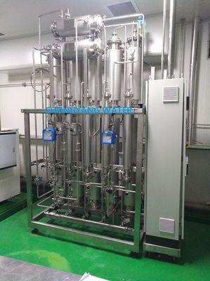 Nhà máy chưng cất nhiều cột SS316L Máy làm nước cất bốn hiệu ứng cho thuốc thử chẩn đoán trong ống nghiệm