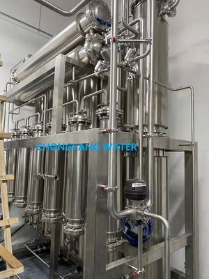 Nhà máy chưng cất hơi nước đa cột Máy nước chưng cất công nghiệp