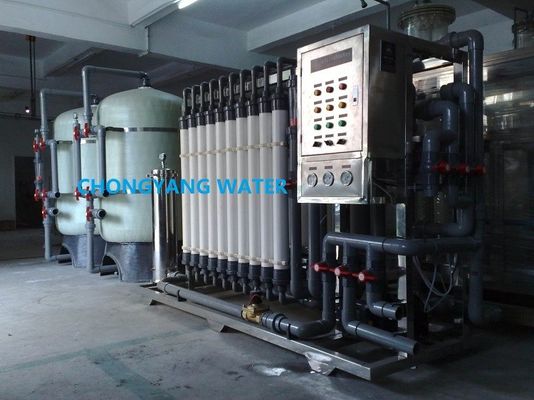 Hệ thống màng lọc nước siêu lọc tự động UPVC Nhà máy siêu lọc thép không gỉ