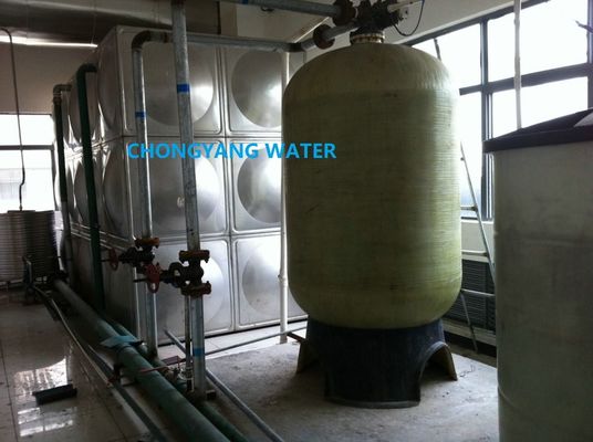 Hệ thống xử lý nước nước dùng cho nồi hơi thép carbon với máy bơm CNP Grundfos