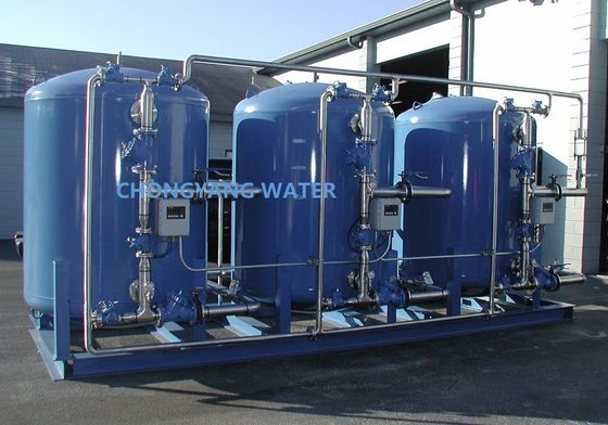 Hệ thống xử lý nước cấp nồi hơi công suất lớn FRP UPVC Thép không gỉ thẩm thấu ngược Nước cấp nồi hơi