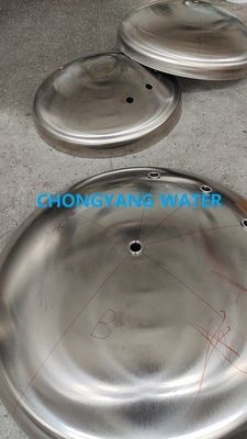 Tàu phản ứng hóa học chứa nước tròn