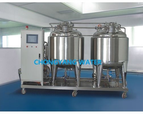 Giải pháp SS Cip Bể chứa nước Rửa hệ thống Cip nhà máy bia tự động trong ngành công nghiệp thực phẩm