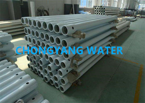 Bình chịu áp suất màng lọc RO bằng thép không gỉ ISO FRP Trắng xanh