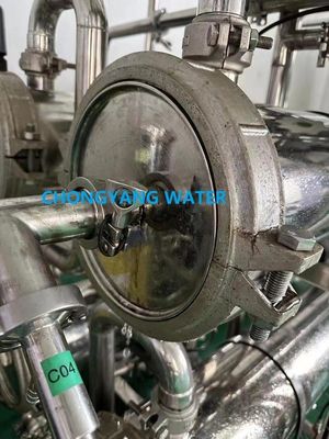 4&quot; Kẹp cuối Thép không gỉ Màng RO Vỏ bình chịu áp lực bằng thép không gỉ