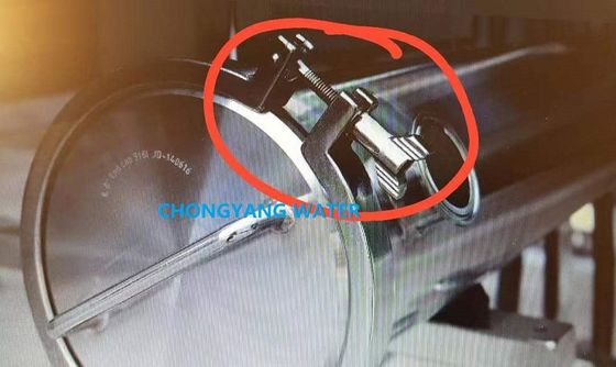4&quot; Kẹp cuối Thép không gỉ Màng RO Vỏ bình chịu áp lực bằng thép không gỉ