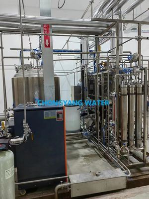Điều trị nước tinh khiết Ro Phân phối và lưu trữ cho lưu trữ nước công nghiệp