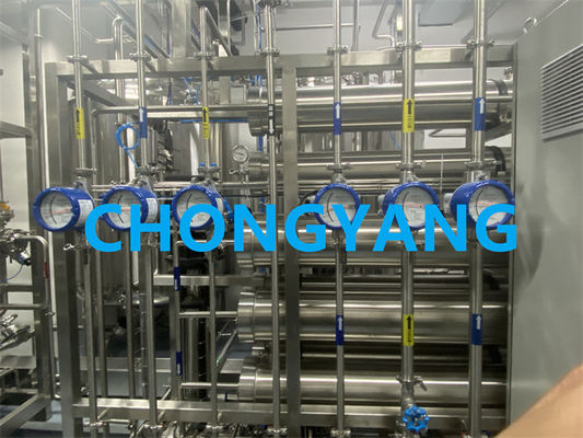 BPE SS Hệ thống nước dược phẩm ống dẫn với van ngăn