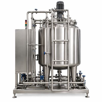 Hệ thống chuẩn bị dung dịch sinh học 1000L với bình SS316L (Tiêu chuẩn GMP, điều khiển màn hình cảm ứng)