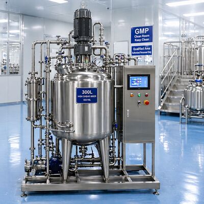 Hệ thống chuẩn bị dung dịch sinh học 1000L với bình SS316L (Tiêu chuẩn GMP, điều khiển màn hình cảm ứng)